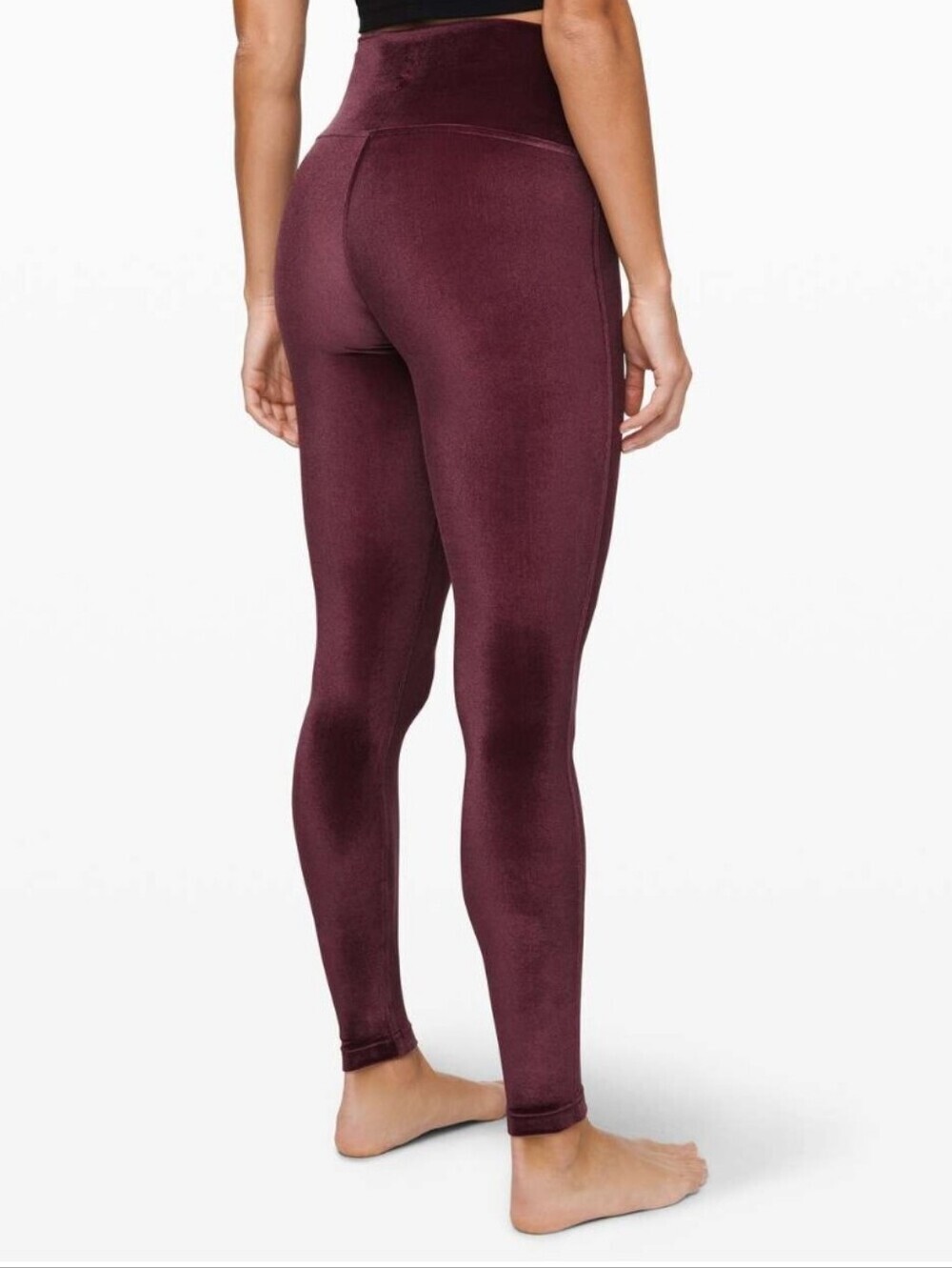 NWOT Rare Lululemon Wunder Lounge High-Rise Tight 28" Velvet Velour Size 2